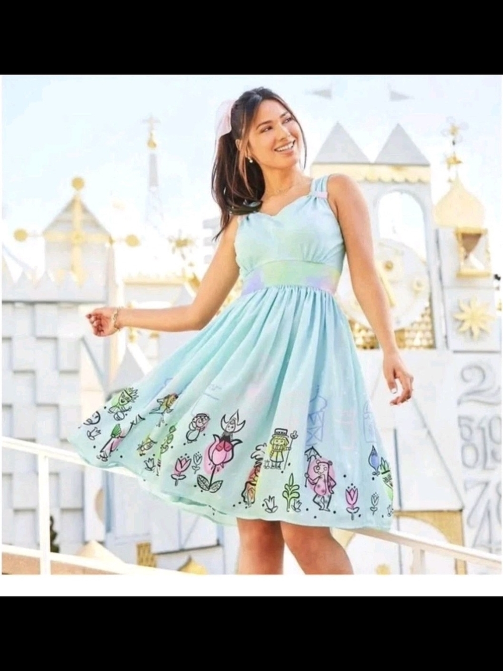Womans Disney Dress Shop Its A Small World Dress 3X Nwot